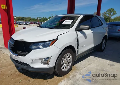 2018 Chevrolet Equinox Ls из США, поврежденный, VIN 3GNAXHEVXJS624182